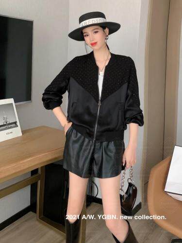 2021新款亮钻拼接外套，其它，依歌贝诺