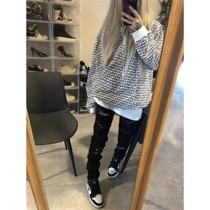 FOG自主满印卫衣连帽高街宽松美式vine外套男女情侣帽衫图片