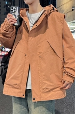 26春季大码男士户外连帽夹克8661-P80大码元，男装夹克，星座209