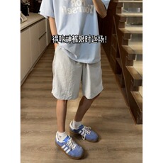 速干运动短裤男夏季潮牌纯色网眼透气宽松直筒五分裤ZK311，男装牛仔裤，星座208-5