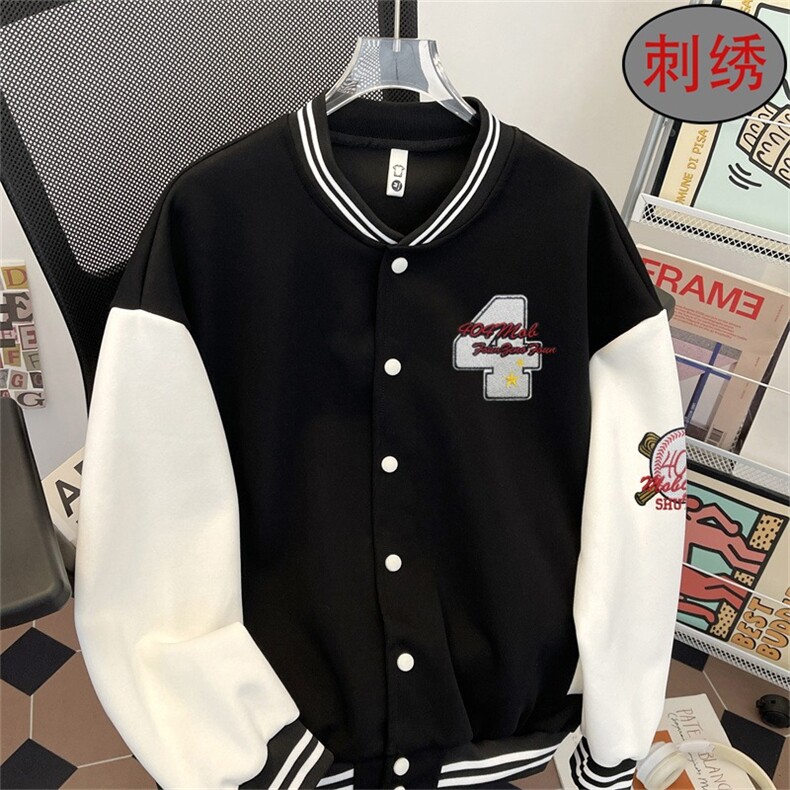 高质量刺绣棒球服青春2025流行,女装职业装,星座1210-1