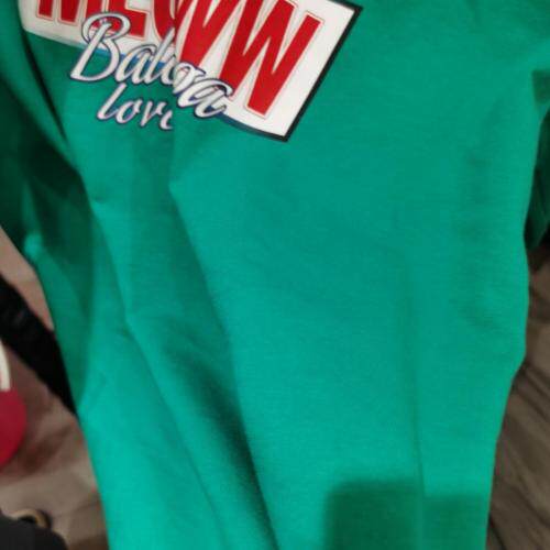 眼镜熊拼接袖长袖T恤，女装T恤，moiiy