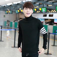 2025年秋季新款深色针织男女同款针织上衣时尚休闲通勤百搭，男装情侣装，江杉羊绒