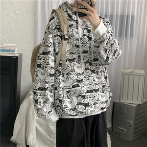 春秋新品嘻哈潮牌ins情侣连帽外套百搭帅气上衣 现货 W383-P35图片