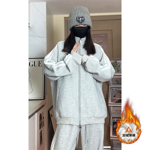 加绒加厚运动服套装W4641JR（加绒）特P53/K8579JR（加绒）特P43图片