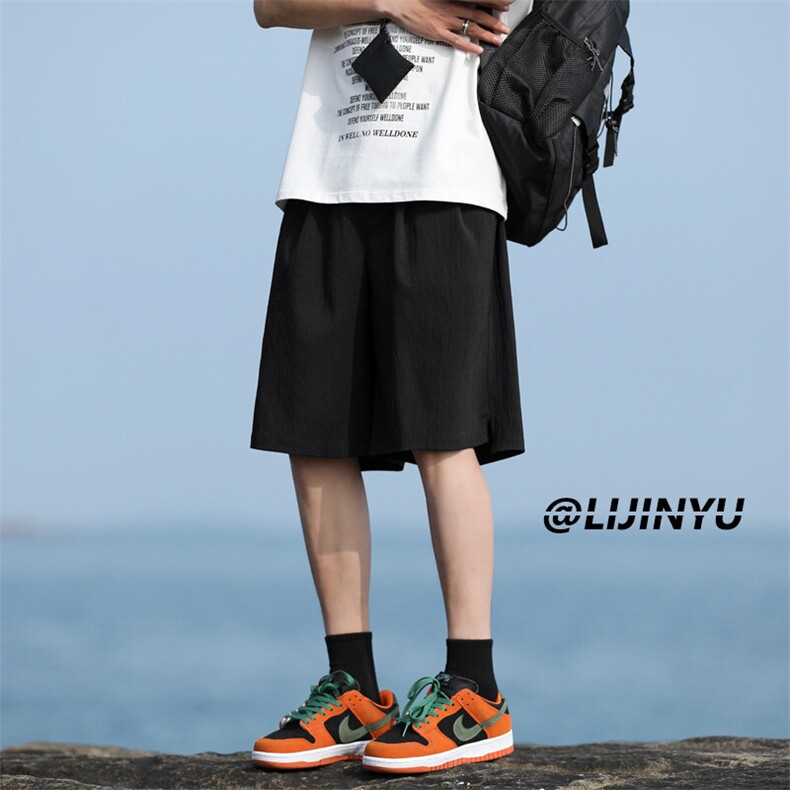 清凉冰氧舒适夏季百搭抗皱柔和垂顺冰丝短裤DK521-特批20控48,男装牛仔裤,星座718-1