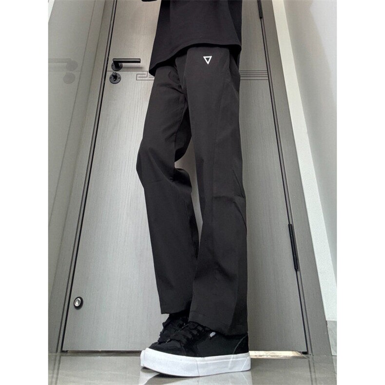 cold同款三角标裤子男春秋直筒休闲长裤KZX01N特批40,男装休闲裤,星座1007（原301D）