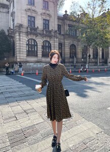 加绒连衣裙图片