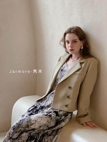隽末2021秋季新款西装小外套S_L，女装西装，Jarmore隽末