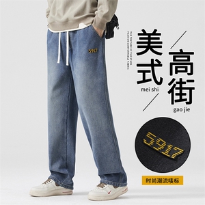 A178  C01  特P38 限价58  秋冬季新款美式休闲牛仔裤直筒宽松图片