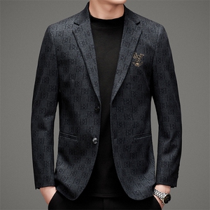 D2531男式2023春季新款便西男韩版西装外套商务休闲西服男装P190图片