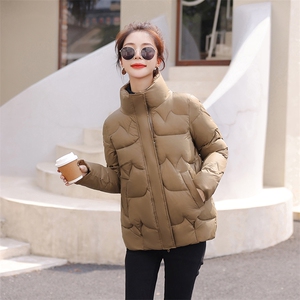 现货2025冬季棉衣新款小个子短款网红女时尚潮流韩版休闲棉服外套图片