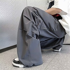 工装裤男韩版潮流大口袋高街帅2024夏季新款ins宽松长裤K3880-P39，男装工装外套，星座412-3