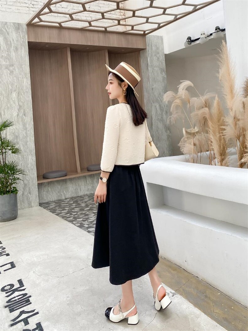 【现货】夏装两件套韩范淑女裙，其它，水锦红