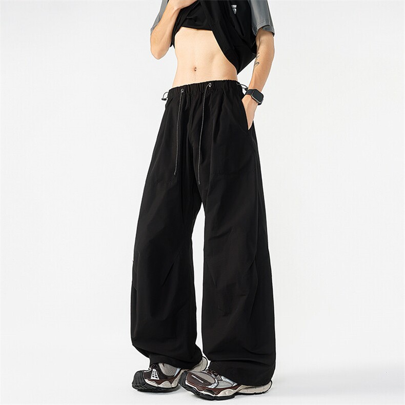 8XL-M日系户外防泼登山裤男直筒束脚休闲裤夏徒步工装裤K9158P68，男装工装外套，电商D206-1