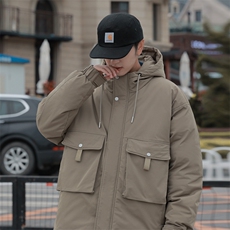 冬季工装棉衣男棉袄外套ins情侣款面包棉服M0719-P110，男装棉衣，星座308B-1