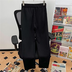 纯色华棉复合休闲裤男夏季2024薄款宽松运动长裤子男士裤CK10/P42，男装休闲裤，星座506