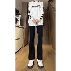 现货主推弹力渐变大码直筒微喇毛边牛仔裤K860-K861-K866-P50，男装牛仔裤，星座205