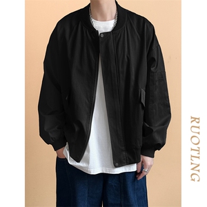 新款现货棒球服短款春秋潮牌美式夹克外套A351-AJ2505-P95图片