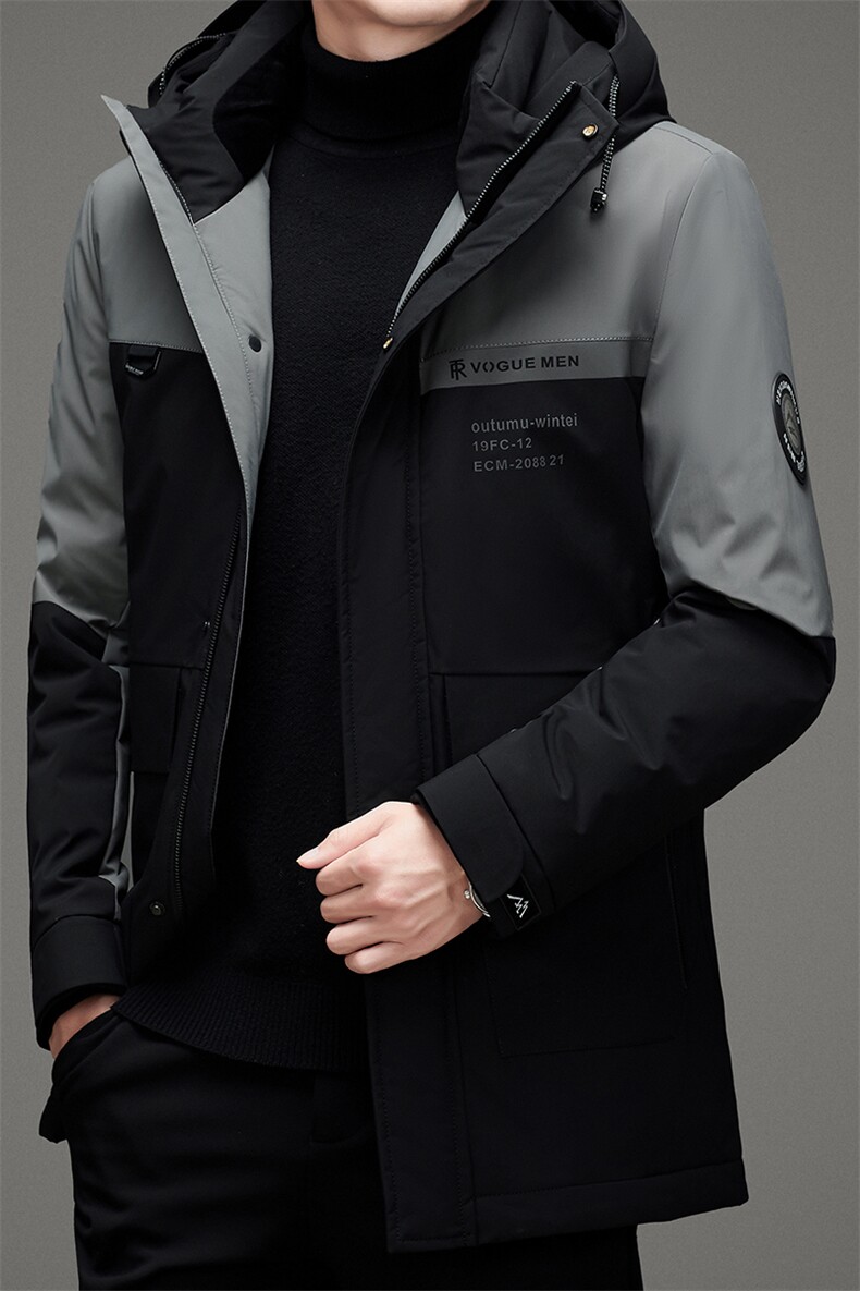 BAMJ-19235钱塘2020-2中年男士冬季厚款商务休闲羽绒服P275,男装羽绒服,钱塘207-2