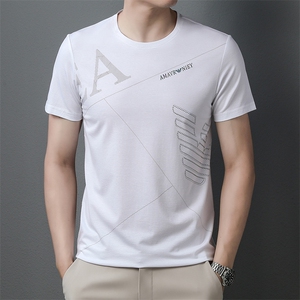 AK8310钱塘2020-3夏季新款男士时尚休闲短袖T恤精品P49图片