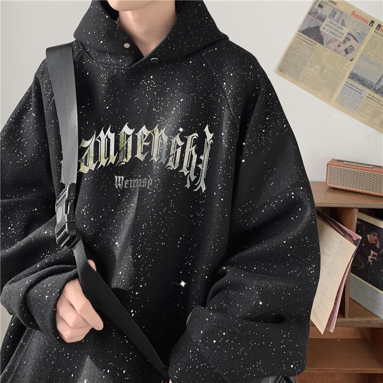 XZ809A/NWY815/P75/控88呢料满天星金属连帽卫衣,男装卫衣,星座809A(原222-1)