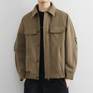 标90绒】翻领羽绒服男秋冬季2025新款短款外套图片
