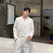 时尚新品气质小西裤个性设计宽松阔腿裤A，男装西裤，电商A345