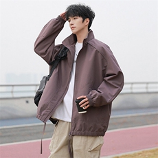 户外夹克男立领纯色上衣冲锋衣外套DSA157B-JK7822-P60，男装夹克，电商A157B