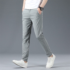 休闲裤男士宽松直筒潮牌秋冬季薄款修身长裤潮流西裤春秋款裤子男，男装休闲裤，星座505-2（原电商A260-1)