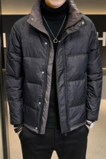 冬季短款立领羽绒服男日系加厚面包服保暖外套Y6626-P195，男装羽绒服，电商A237
