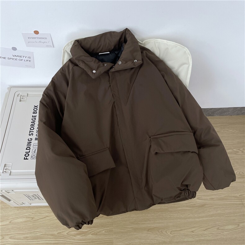 复古美拉德立领棉衣男女潮牌宽松加厚保暖棉服外套M057-P76,男装棉衣,星座308B-2