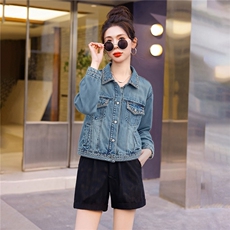 2026年春季牛仔外套，女装牛仔外套，浪花E族（衣布洛）