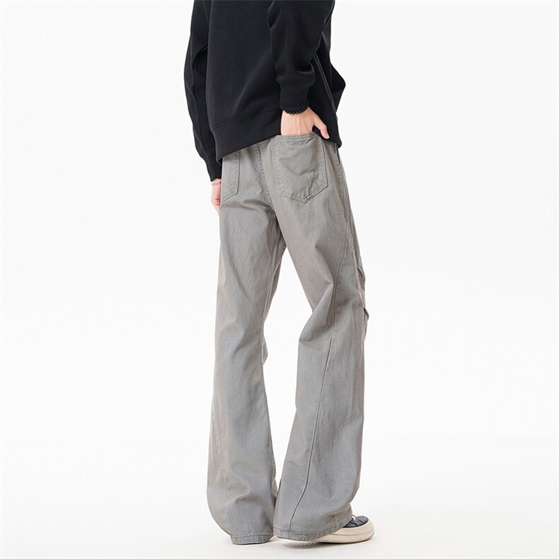 B221美式ins高街暗黑拼接休闲工装洗褪牛仔裤LK25604-特P48控88，男装牛仔裤，电商B221