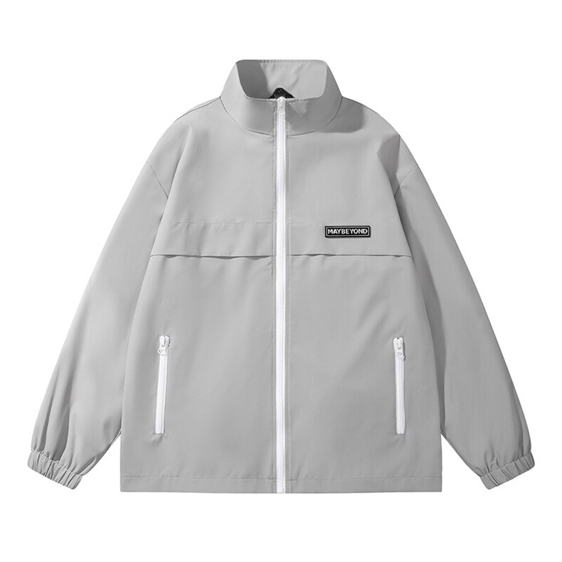 秋季宽松夹克男立领上衣外套DSA157B-JK7862-P58图片