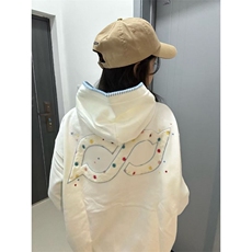 加绒420克/薄款350克原版做工压线+植绒刺绣【纯棉华棉】连帽，男装卫衣，星座506A