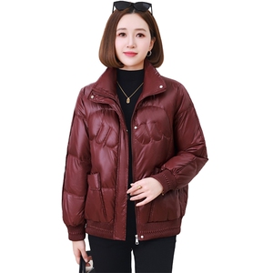 时尚立领短款羽绒棉服女2024冬季新款小个子加厚保暖棉衣棉袄外套图片