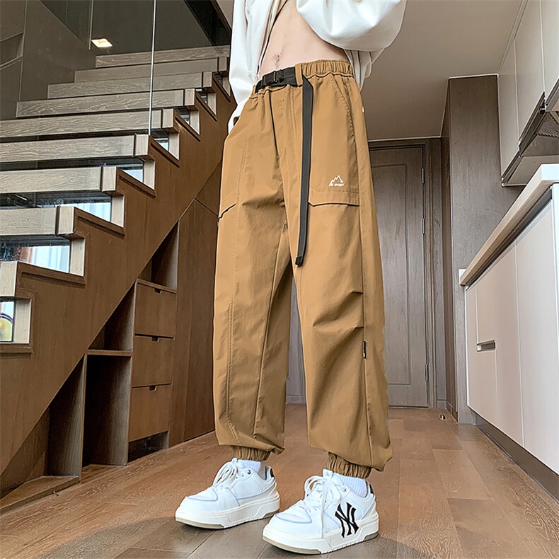 24春款港风工装裤休闲裤束脚裤男KP209P48,男装休闲裤,星座1204-3
