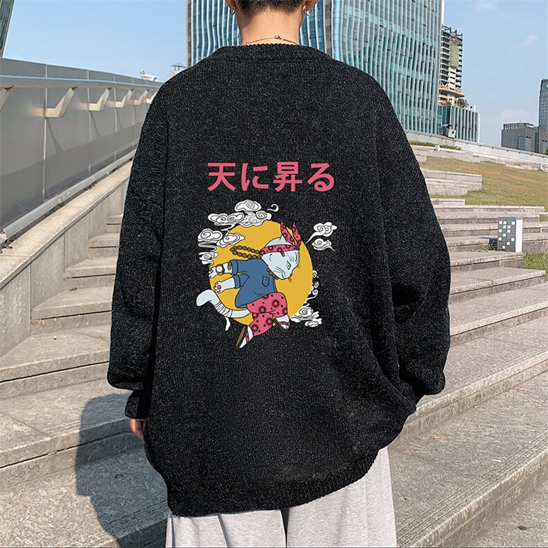 M19012-P45加绒款-P65加厚加绒毛衣男大码毛线衣男针织衫男线衫,男装针织衫/毛衣,电商A040