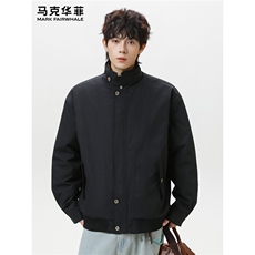 网络图现货美式潮牌格纹拼接假两件加绒保暖棉服JHY6108-P89，男装棉衣，星座715-7