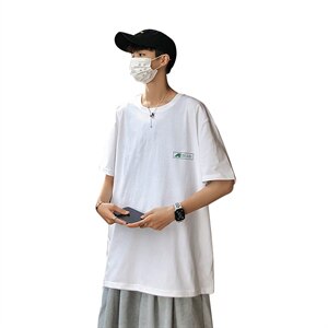 夏季新款港风条纹T恤宽松落肩T恤（现货）DS-C407-T233-P30图片