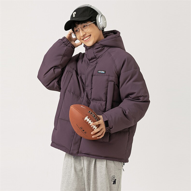 2026冬季新款男日系潮牌纯色连帽白鸭绒羽绒服加厚外套YR28-F235,男装羽绒服,电商A101（原外27）