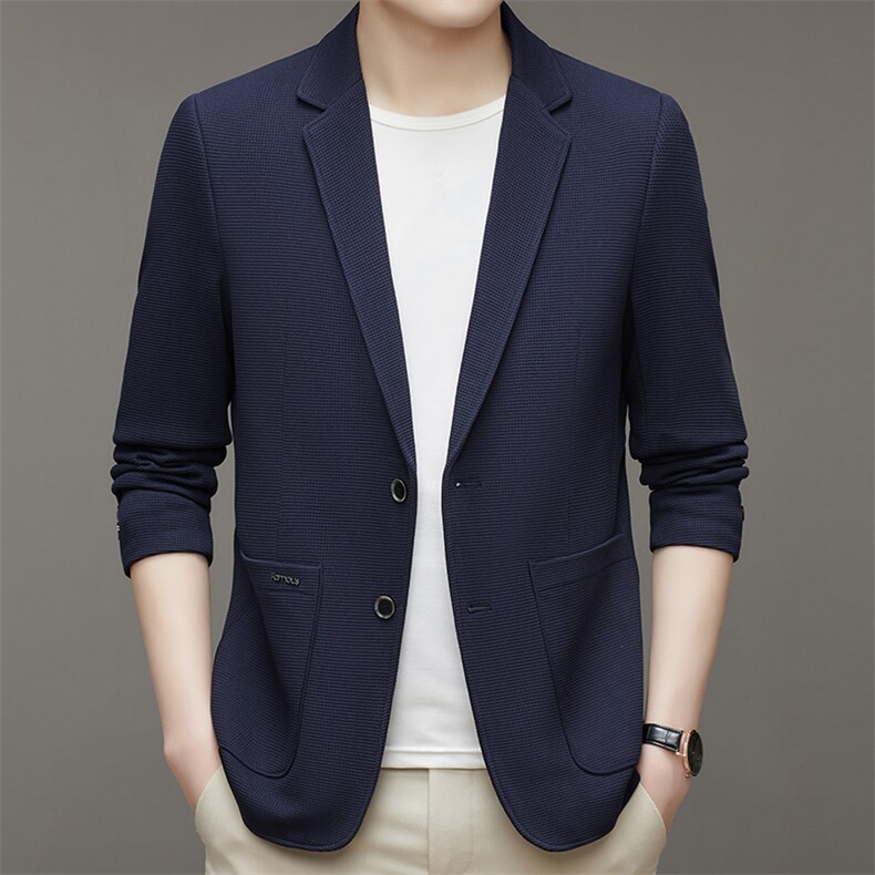 春秋季男纯色西装外套韩版休闲便服两粒扣西服上衣JZ2303-P145,男装西服,星座1105-3
