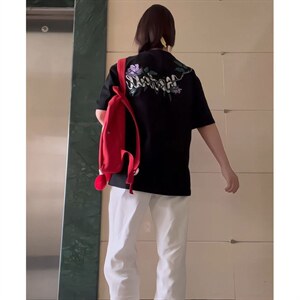 H0628-P35 刺绣款2026宽松休闲T恤图片