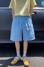 8XL-M多巴胺短裤男款夏季冰丝薄款休闲透气五分裤沙滩DK26004P25，男装休闲裤，电商B312