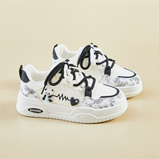 春季小白鞋新款韩版ins女学生厚底增高运动板鞋休闲鞋女，女鞋休闲鞋，电商A223