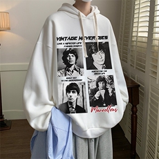 连帽卫衣男大码胖子帽衫大号运动服WY2451-P35，男装卫衣，电商A040