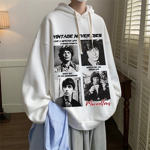 连帽卫衣男大码胖子帽衫大号运动服WY2451-P35图片