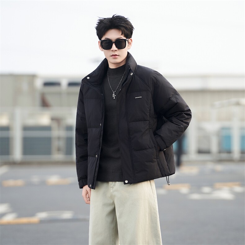 标50绒轻薄立领羽绒服男冬季2025新款外套7900-M-3XL-P195，男装羽绒服，电商B255