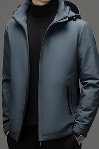 羽绒服男士新款秋冬季宽松休闲中青年保暖连帽外套 FF2299-P190图片